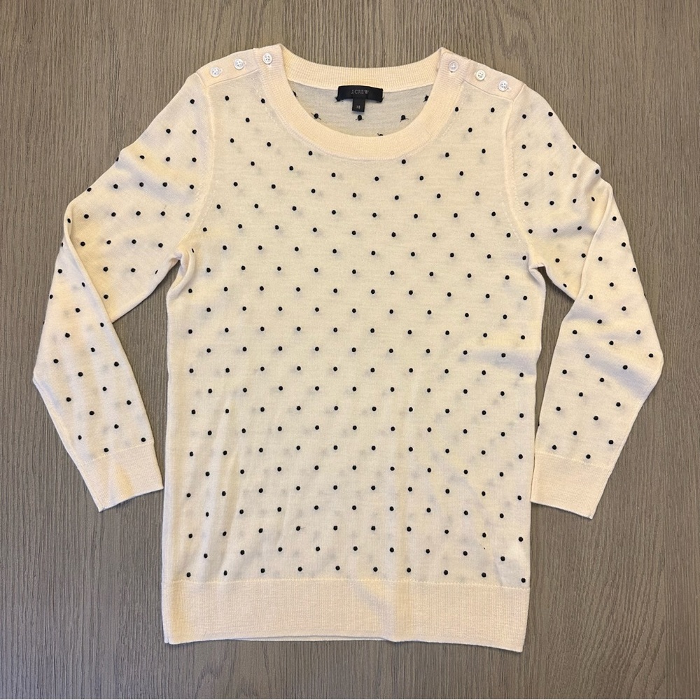J Crew Crew Neck Wool Sweater
